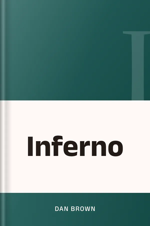 Inferno de Dan Brown, capa do livro