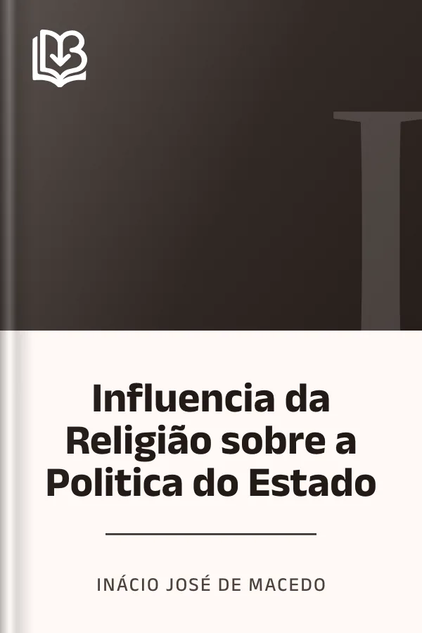 Influencia da Religião sobre a Politica do Estado de Inácio José de Macedo, capa do livro