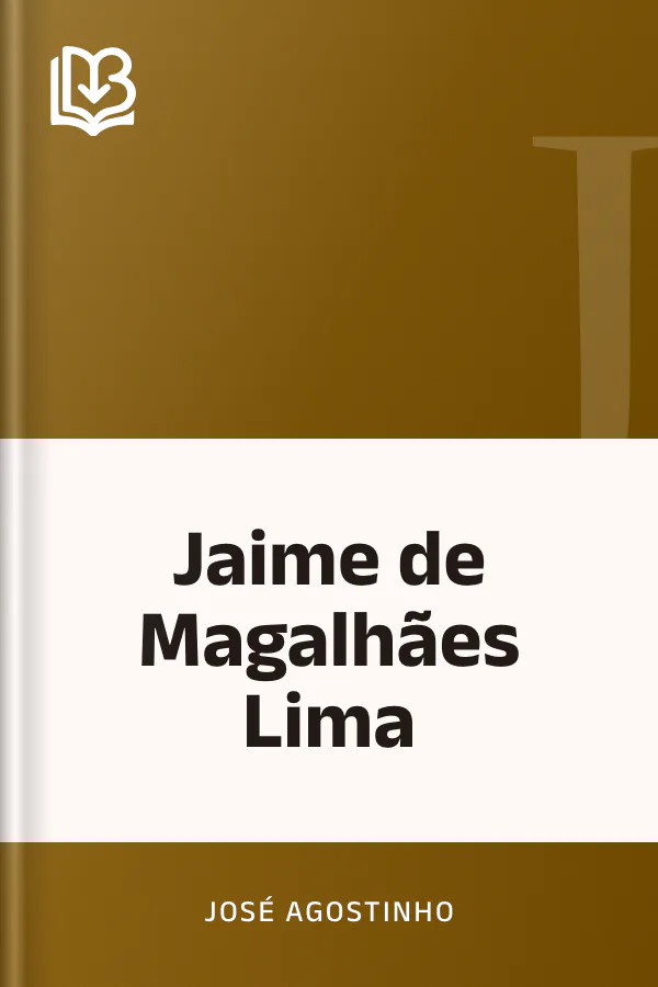 Jaime de Magalhães Lima de José Agostinho, capa do livro