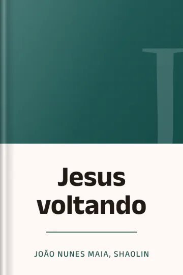 Jesus voltando de João Nunes Maia, Shaolin, capa do livro
