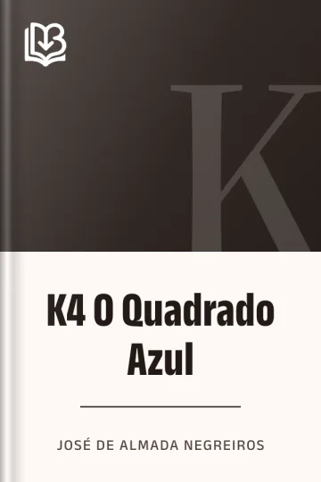 K4 O Quadrado Azul de José de Almada Negreiros, capa do livro