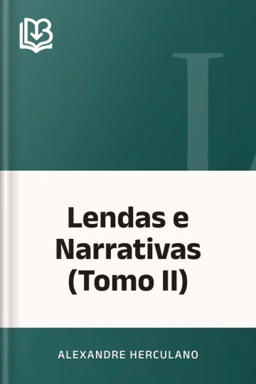 Lendas e Narrativas (Tomo II) de Alexandre Herculano, capa do livro