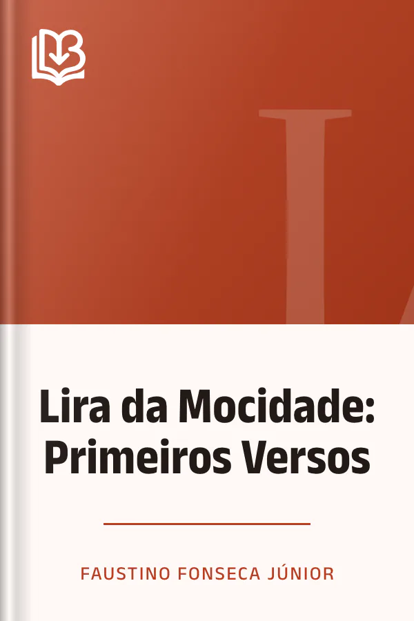 Lira da Mocidade: Primeiros Versos de Faustino Fonseca Júnior, capa do livro