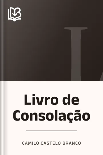 Livro de Consolação de Camilo Castelo Branco, capa do livro