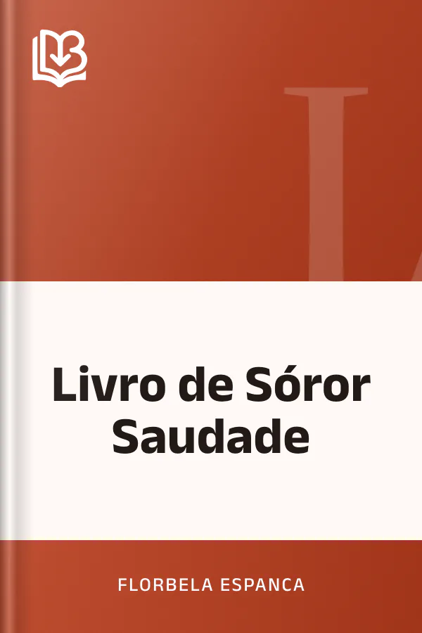 Livro de Sóror Saudade de Florbela Espanca, capa do livro