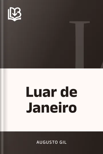Luar de Janeiro de Augusto Gil, capa do livro