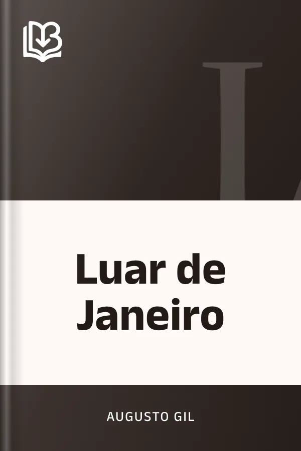 Luar de Janeiro de Augusto Gil, capa do livro