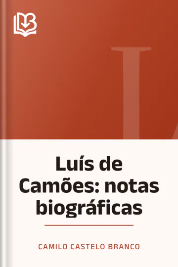 Luís de Camões: notas biográficas de Camilo Castelo Branco, capa do livro