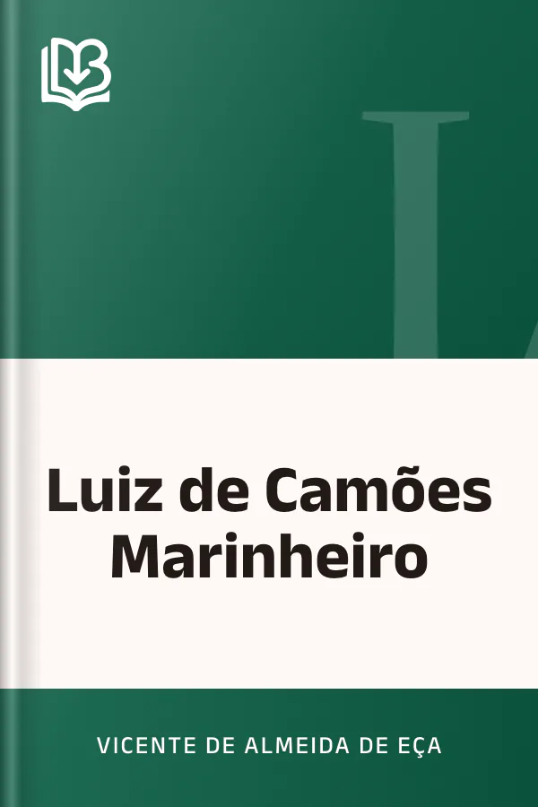 Luiz de Camões Marinheiro de Vicente de Almeida de Eça, capa do livro
