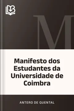 Manifesto dos Estudantes da Universidade de Coimbra - Antero de Quental