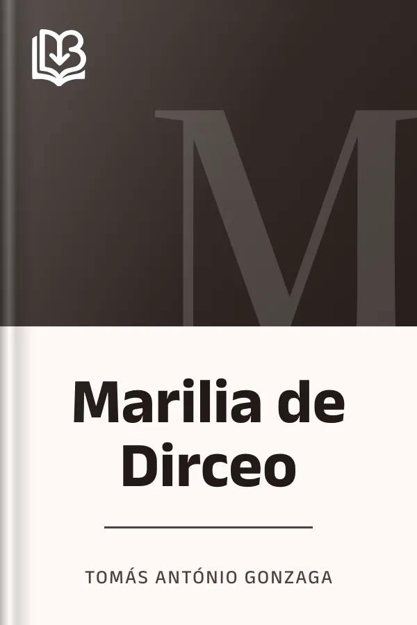 Marilia de Dirceo de Tomás António Gonzaga, capa do livro