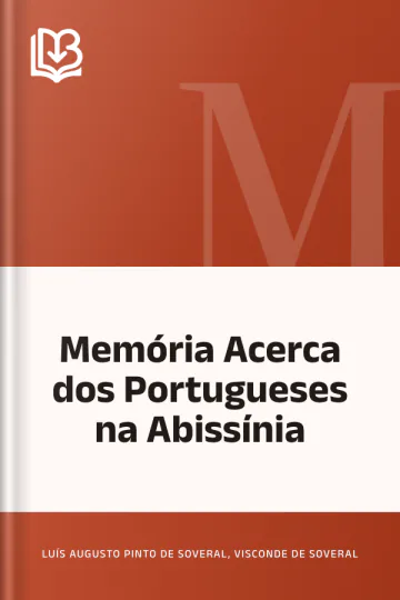 Memória Acerca dos Portugueses na Abissínia de Luís Augusto Pinto de Soveral, Visconde de Soveral, capa do livro