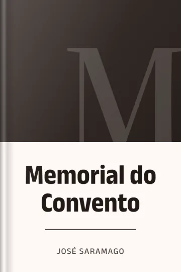 Memorial do Convento de José Saramago, capa do livro