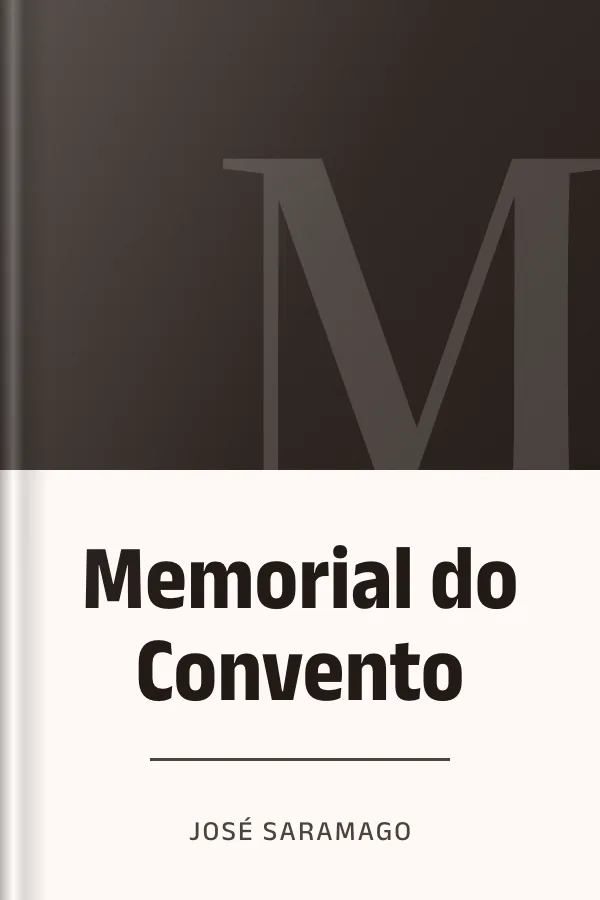 Memorial do Convento de José Saramago, capa do livro