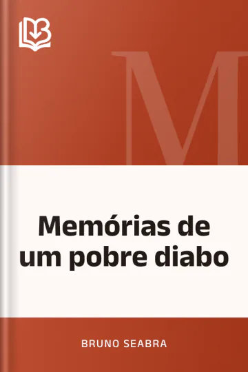 Memórias de um pobre diabo de Bruno Seabra, capa do livro