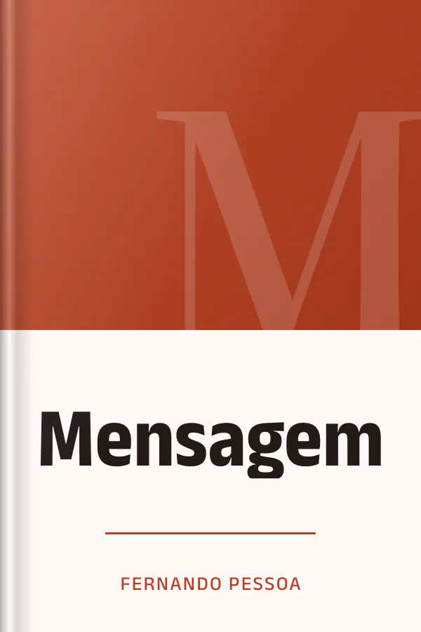 Mensagem de Fernando Pessoa, capa do livro