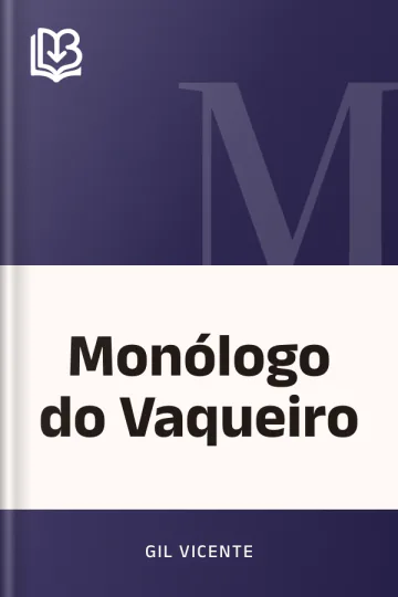 Monólogo do Vaqueiro de Gil Vicente, capa do livro