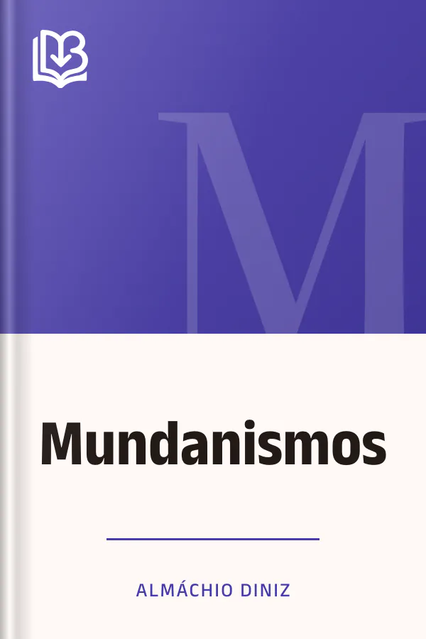 Mundanismos de Almáchio Diniz, capa do livro