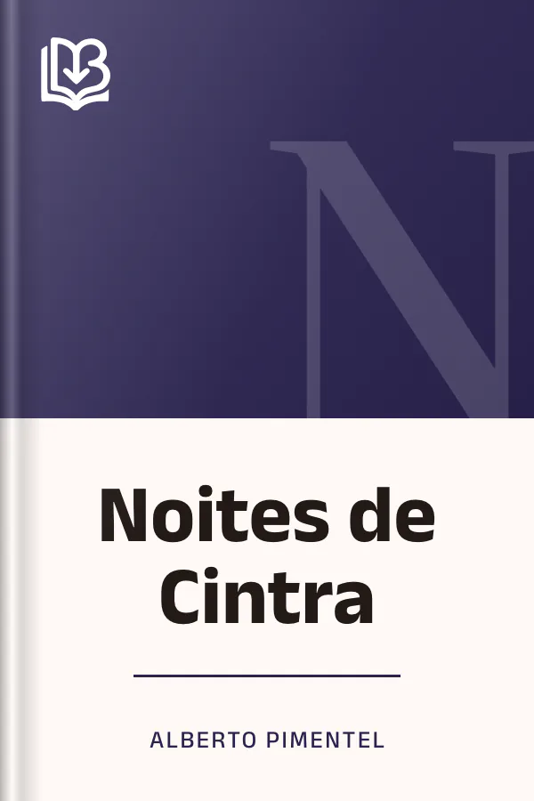 Noites de Cintra de Alberto Pimentel, capa do livro