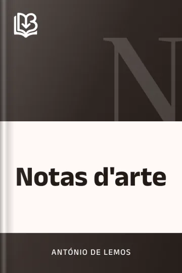 Notas d'arte de António de Lemos, capa do livro