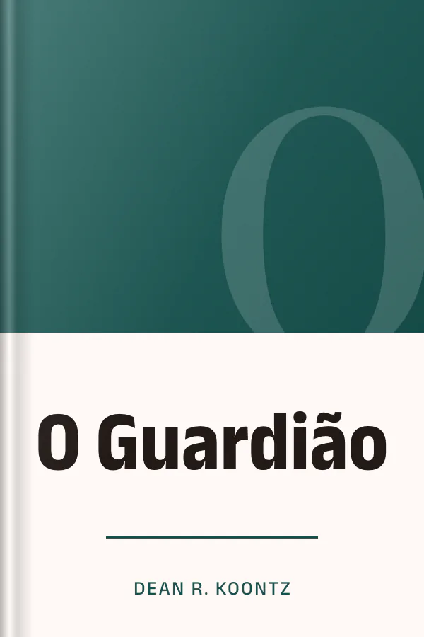 O Guardião de Dean R. Koontz, capa do livro