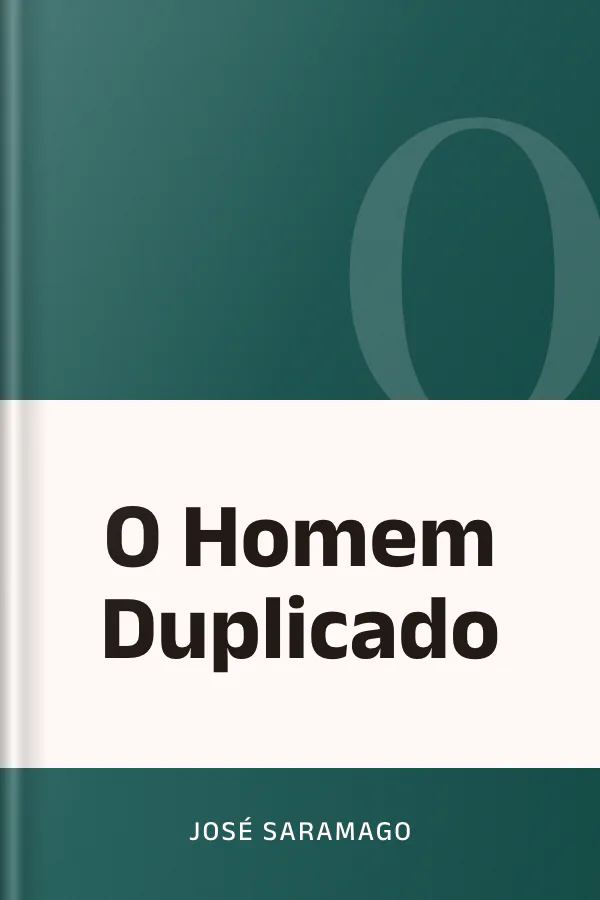 O Homem Duplicado de José Saramago, capa do livro