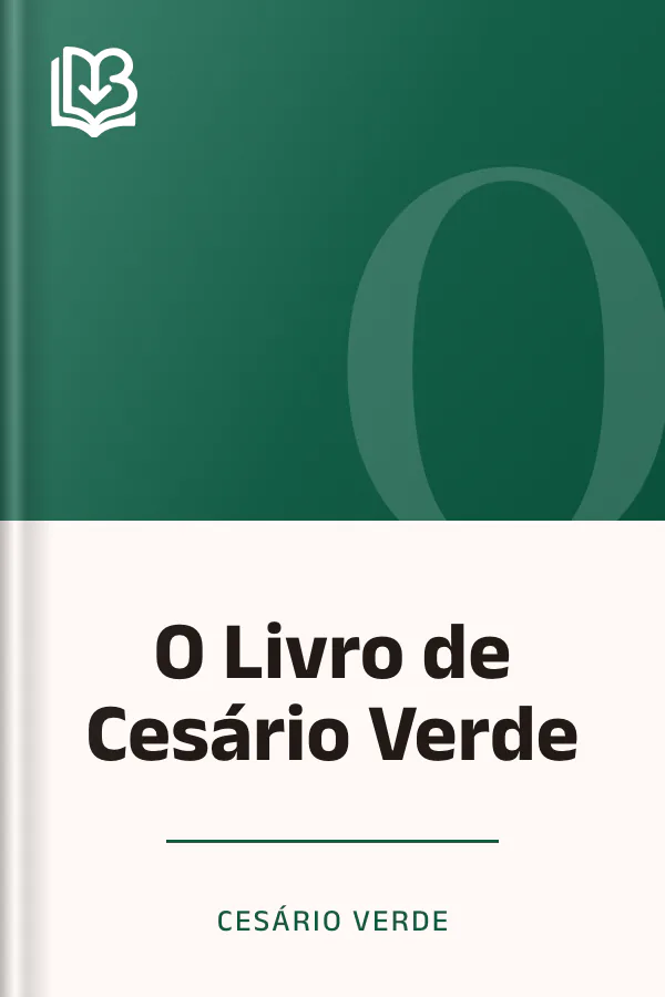 O Livro de Cesário Verde de Cesário Verde, capa do livro