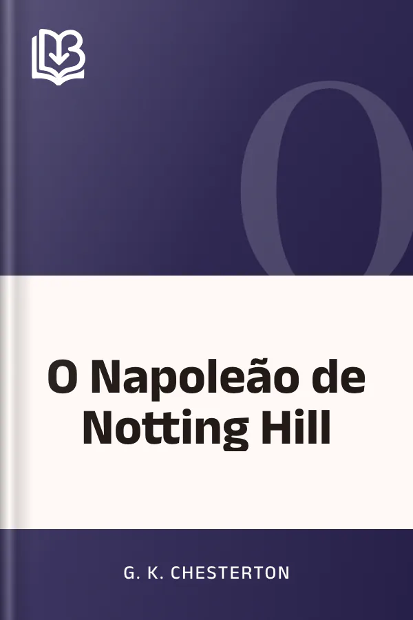 O Napoleão de Notting Hill de G. K. Chesterton, capa do livro