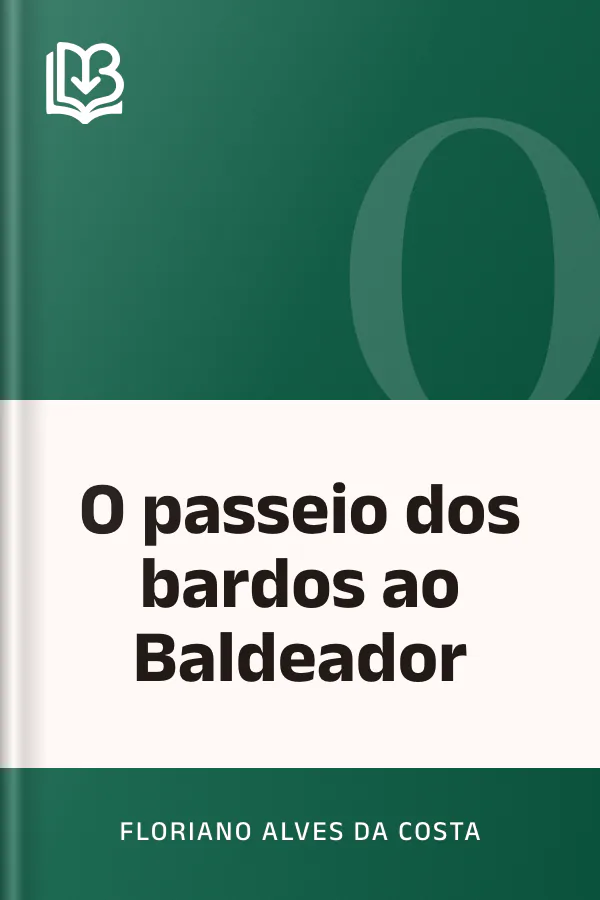 O passeio dos bardos ao Baldeador de Floriano Alves da Costa, capa do livro