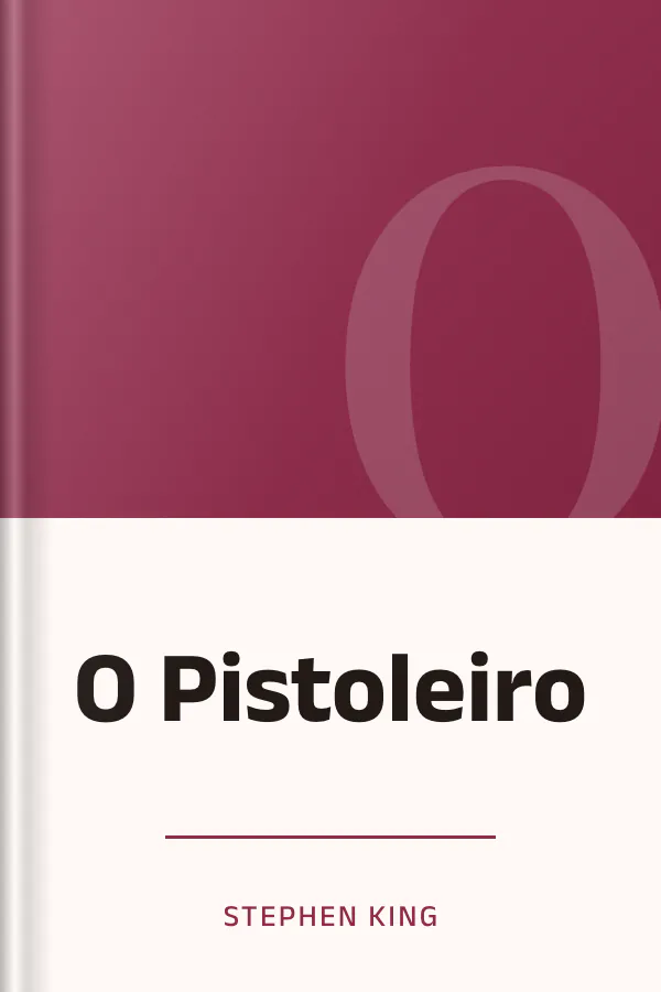 O Pistoleiro de Stephen King, capa do livro