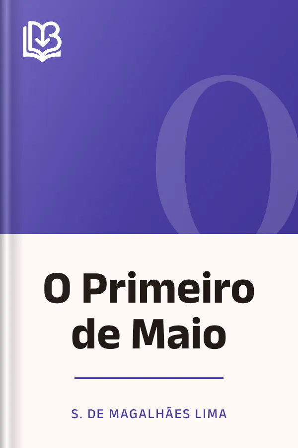 O Primeiro de Maio de S. de Magalhães Lima, capa do livro