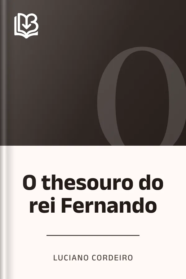 O thesouro do rei Fernando de Luciano Cordeiro, capa do livro