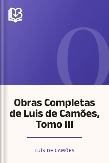 Obras Completas de Luis de Camões, Tomo III de Luís de Camões, capa do livro