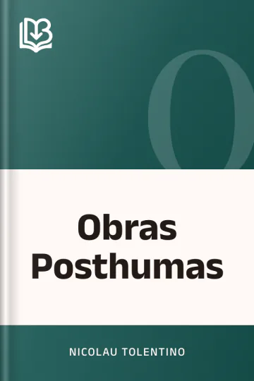 Obras Posthumas de Nicolau Tolentino, capa do livro