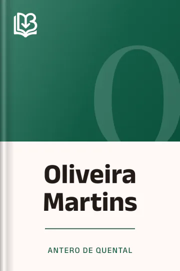 Oliveira Martins de Antero de Quental, capa do livro
