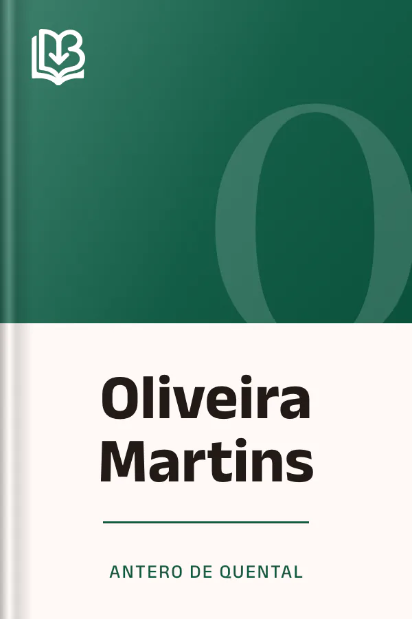 Oliveira Martins de Antero de Quental, capa do livro