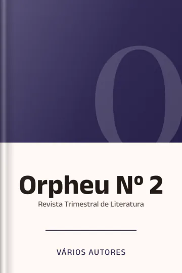 Orpheu Nº 2: Revista Trimestral de Literatura de Vários autores, capa do livro