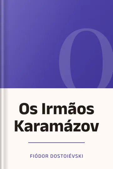 Os Irmãos Karamázov de Fiódor Dostoiévski, capa do livro