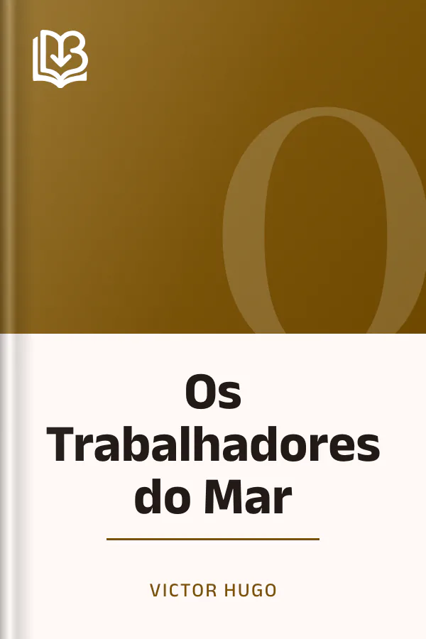Os Trabalhadores do Mar de Victor Hugo, capa do livro