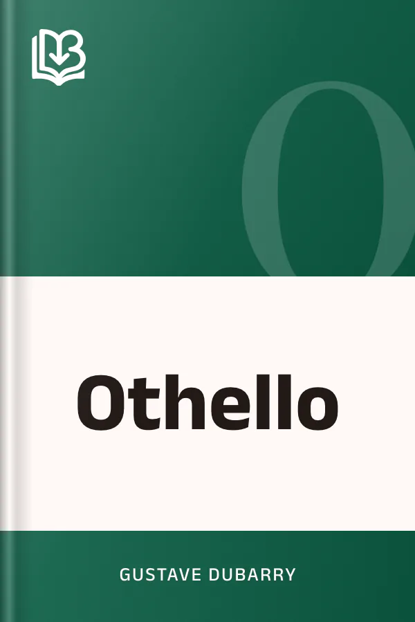 Othello de Gustave Dubarry, capa do livro