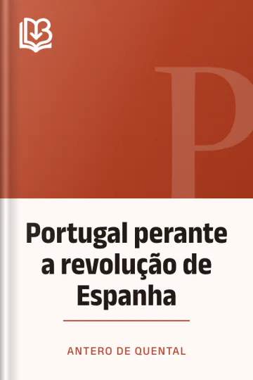 Portugal perante a revolução de Espanha de Antero de Quental, capa do livro