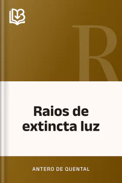 Raios de extincta luz - Antero de Quental