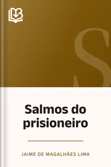 Salmos do prisioneiro de Jaime de Magalhães Lima, capa do livro