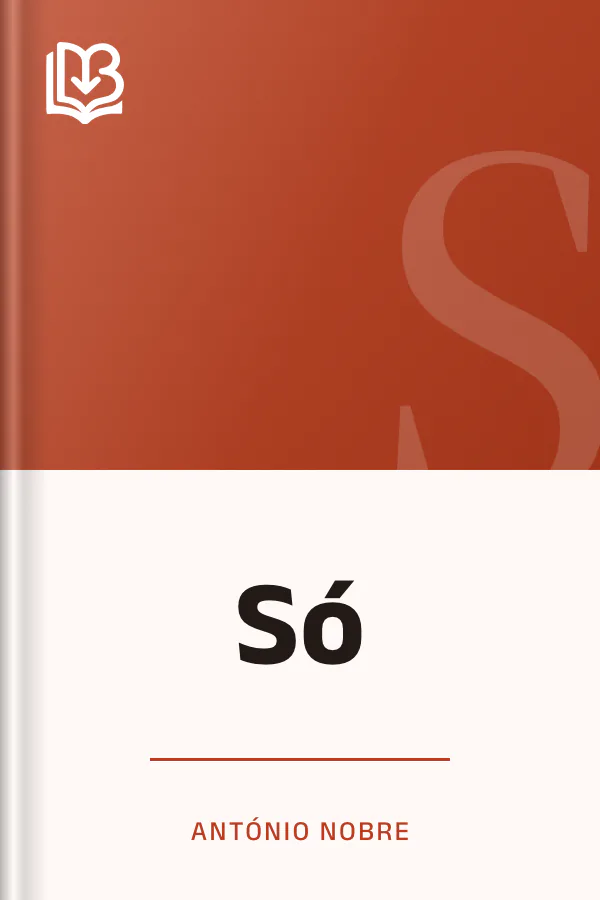 Só de António Nobre, capa do livro