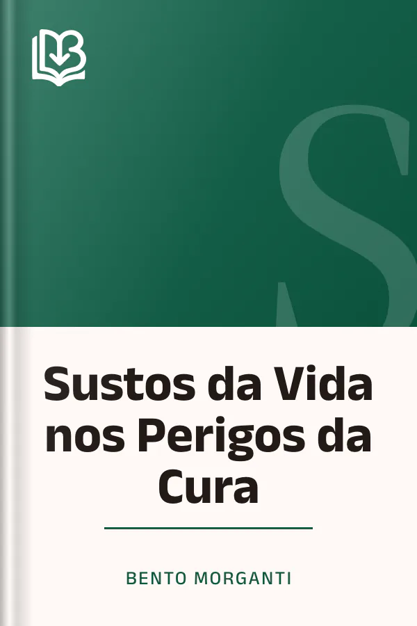 Sustos da Vida nos Perigos da Cura de Bento Morganti, capa do livro