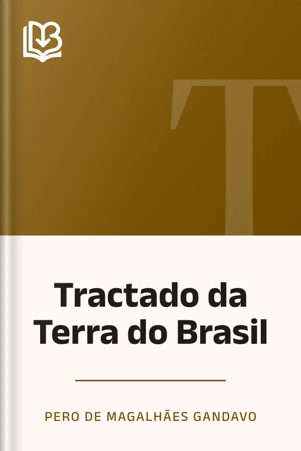 Tractado da Terra do Brasil de Pero de Magalhães Gandavo, capa do livro
