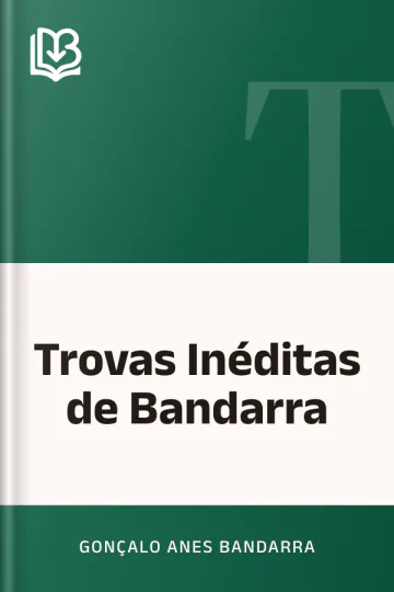 Trovas Inéditas de Bandarra de Gonçalo Anes Bandarra, capa do livro