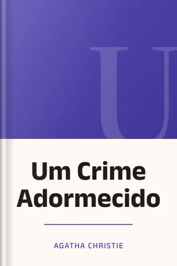 Um Crime Adormecido de Agatha Christie, capa do livro