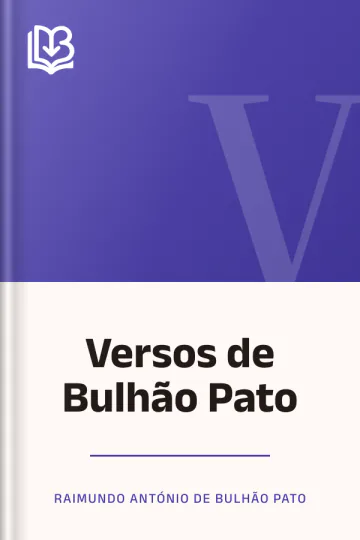 Versos de Bulhão Pato de Raimundo António de Bulhão Pato, capa do livro