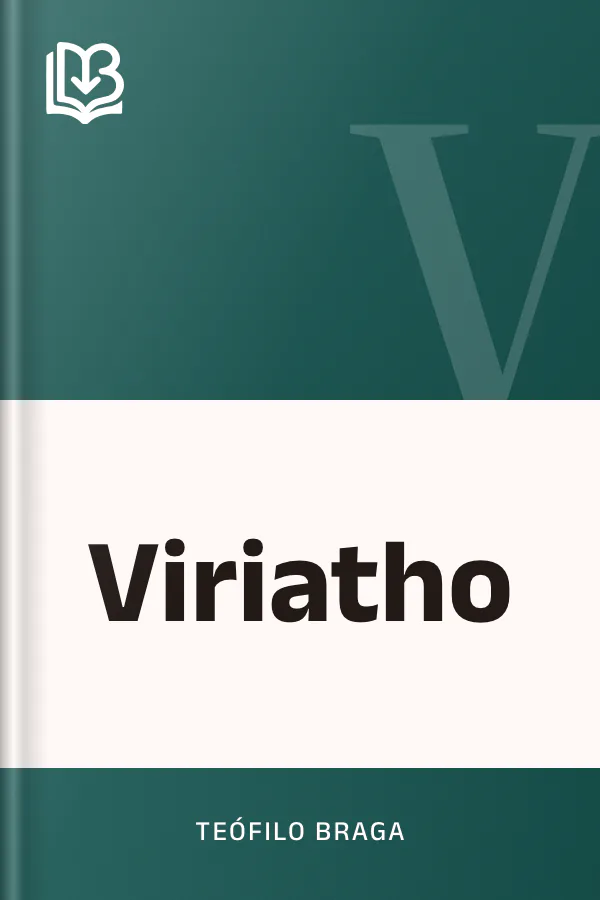 Viriatho de Teófilo Braga, capa do livro